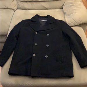 Kenneth Cole Reaction Mens Wool Peacoat size XL